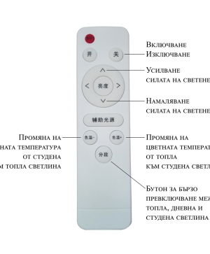 LED ceiling lamps with remote control D3, 60W, 50cm