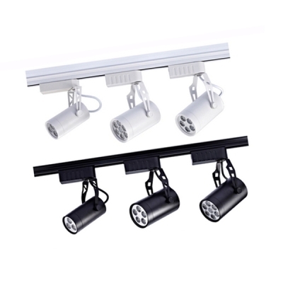 Spotlights for LED track (rail) systems