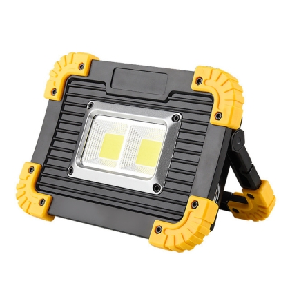 Outdoor portable LED work light 20W, waterproof, USB rechargeable, 4 lighting modes