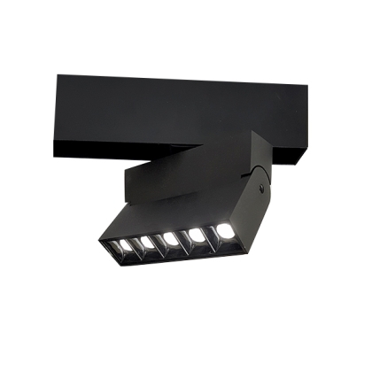 LED module for a modular linear magnet system with the possibility of directing the light 10W, 14 cm