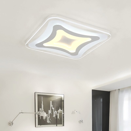 LED ceiling light Amiens, remote control