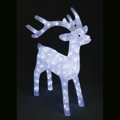 White deer, acrylic figure