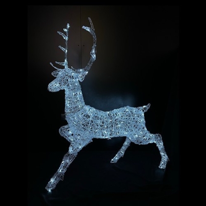 Transparent "walking" deer