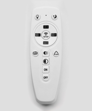 LED ceiling light "Lille", remote control