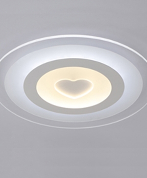 LED ceiling light Heart