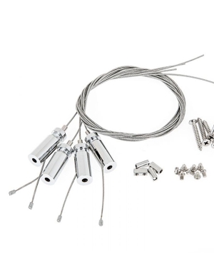 Комплект метални въжета за висящ монтаж на LED панели