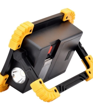 Outdoor portable LED work light 20W, waterproof, USB rechargeable, 4 lighting modes