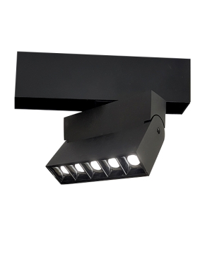 LED module for a modular linear magnet system with the possibility of directing the light 10W, 14 cm