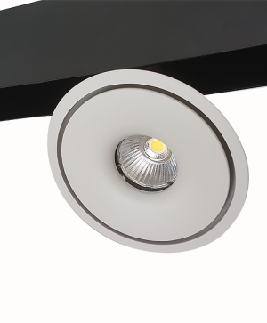 LED spot for linear modular magnetic system capable of directing light 9W, D9cm