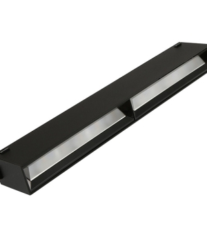 LED module for linear modular magnetic system 20W, 27.3 cm, directing light below 45 degrees