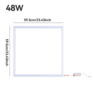 LED светеща рамка за растерен таван, 595х595x15мм, 48W, с включен драйвър