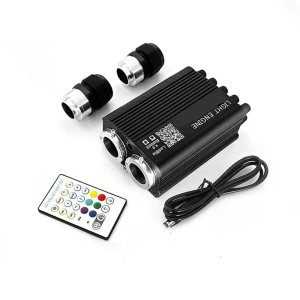 LED RGB генератор за фиброоптични влакна с 2 глави