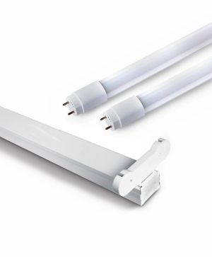 Комплект 2 LED пури T8, 1200mm, 18W и двойна шина за LED пури 1200мм